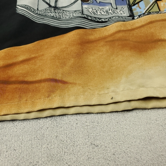 Vintage Up Ros Button Shirt Mens Large 90s Hip Hop Graffiti NYC Train Rap Camp - Picture 10 of 12